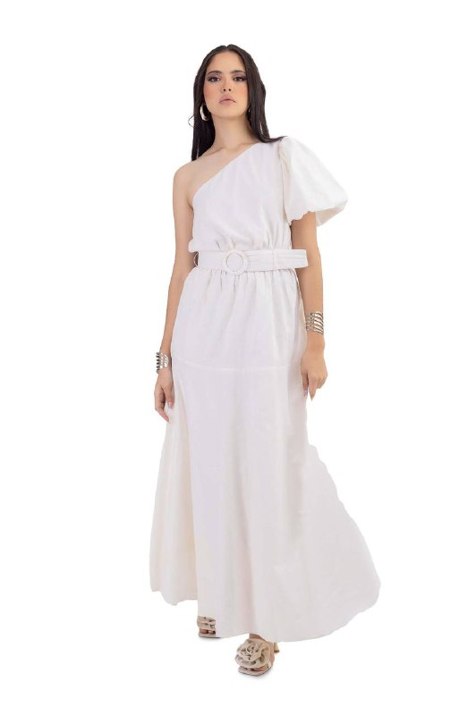 Maxi vestido blanco